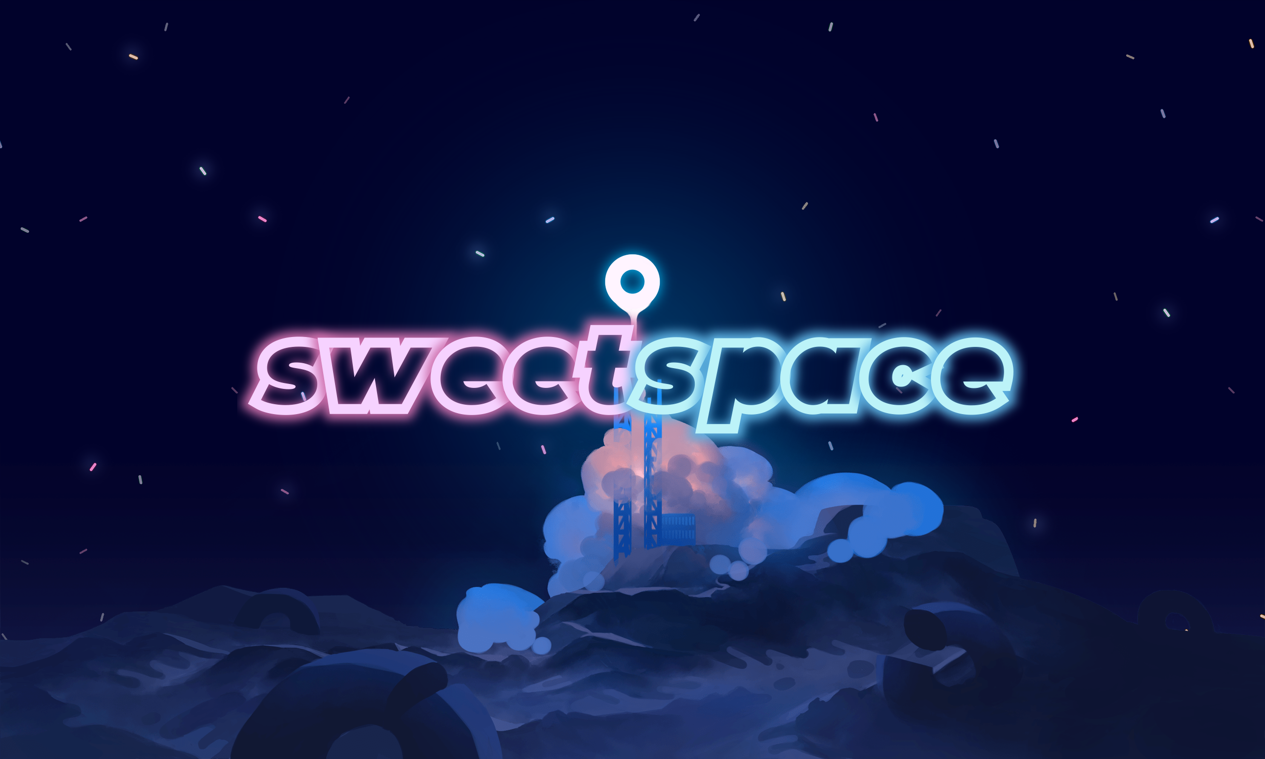 SweetSpace - game logo SweetSpace game logo